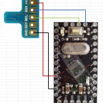 Arduino + 温度湿度センサHDC1000
